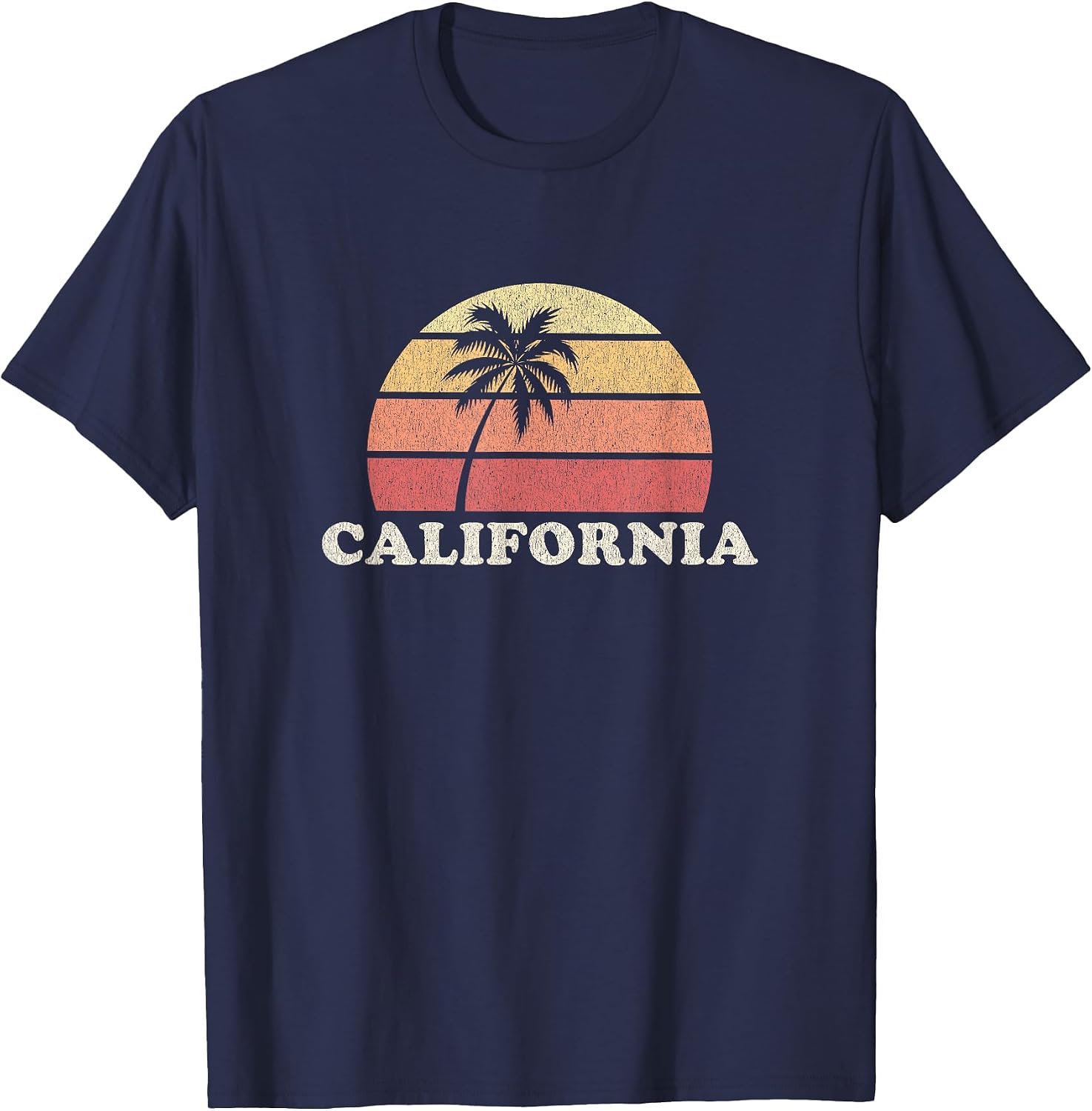 California Vintage T Shirt Retro 70s Throwback Tee Design T-Shirt