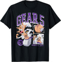 Anime Monkey D. Luffy Gear 5 Poses T-Shirt