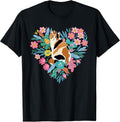 Calico Cat Flowers Calico Cat Owner Calico Cat Lover T-Shirt