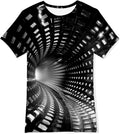 Boys Girls 3D Graphic Printed T-Shirt Crewneck Short Sleeve Tees 6-14 Years