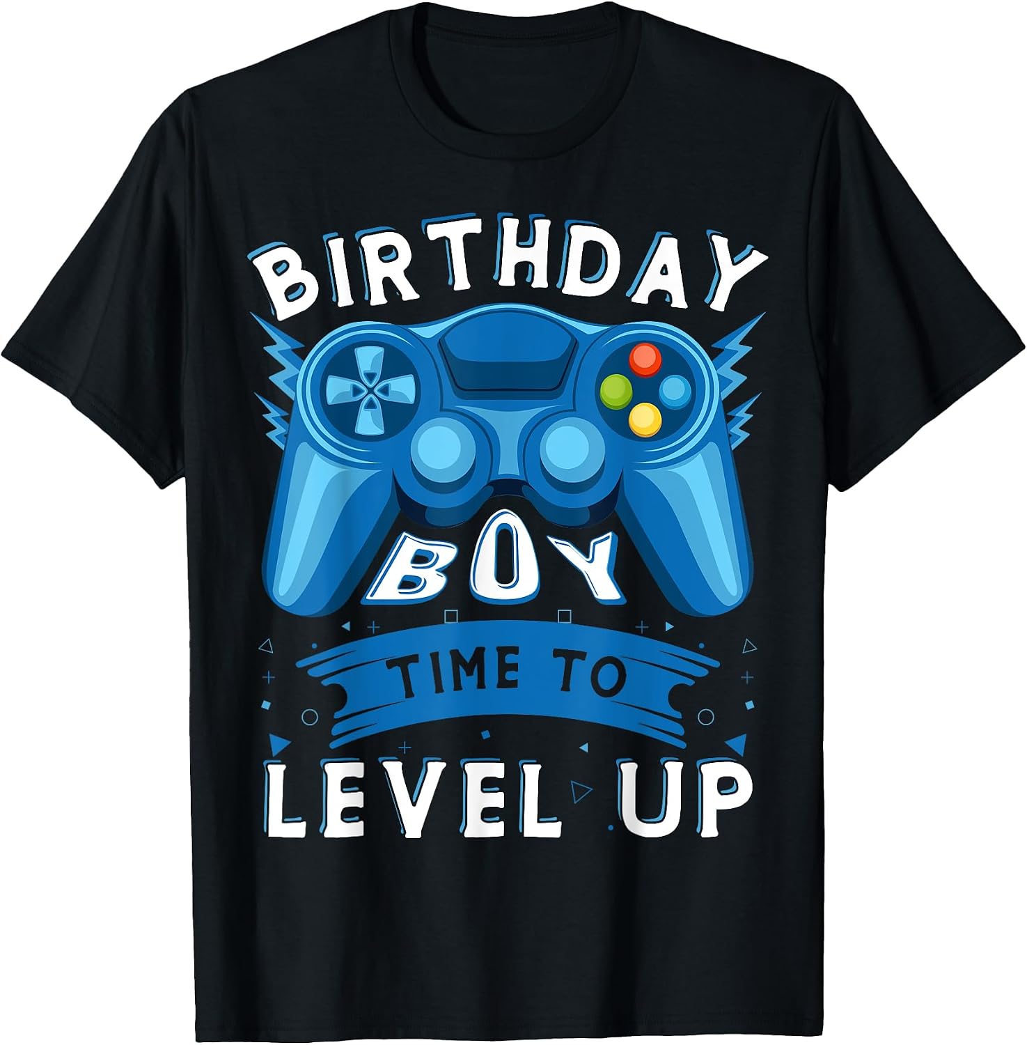 Birthday Boy Time to Level Up Video Game Birthday Gamer Boys T-Shirt