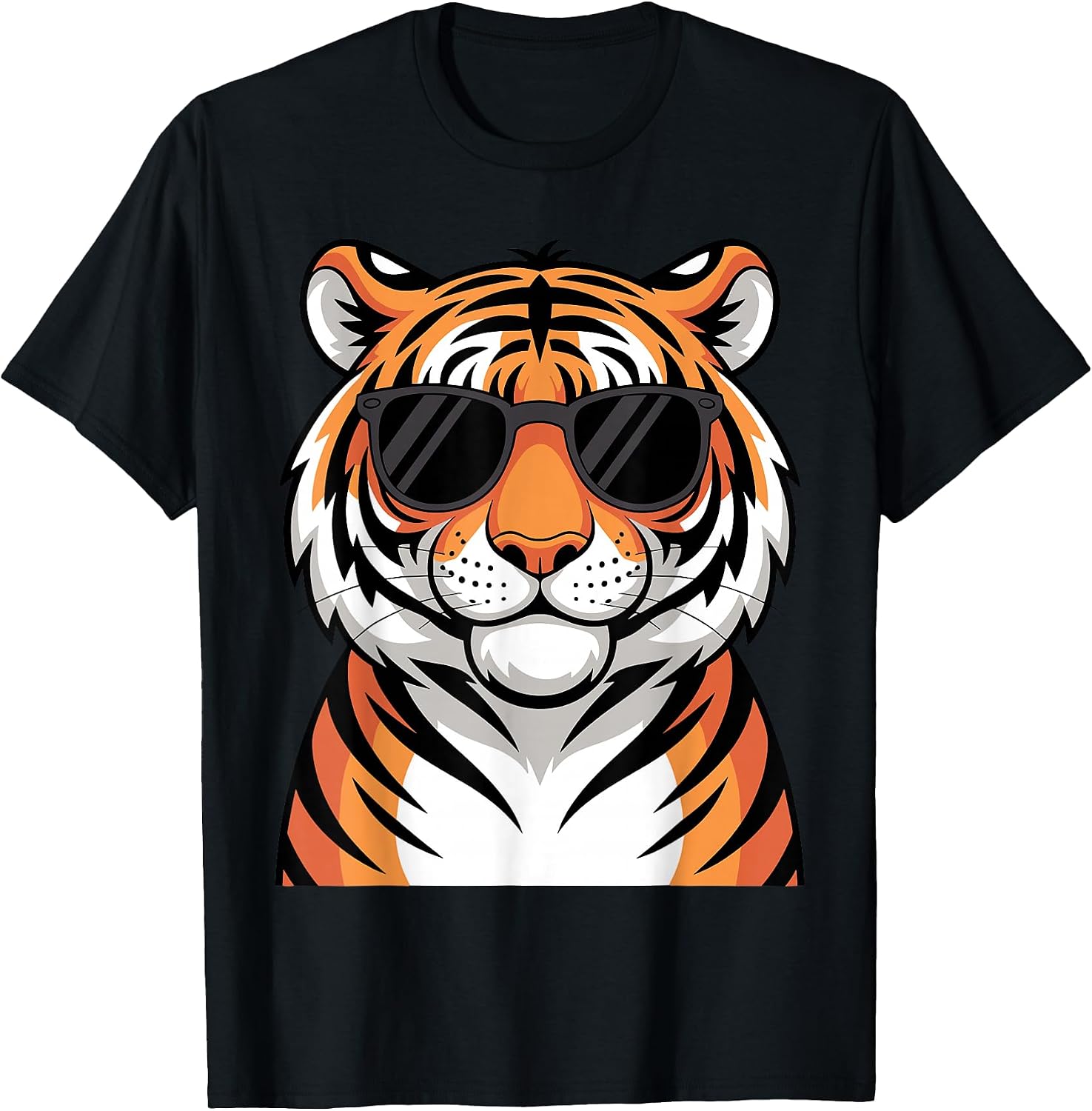 Tiger Costume for Men Women Boys Zoo Tiger Print Tiger Lover T-Shirt
