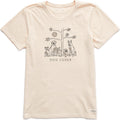 Women's Crusher Tee, Short Sleeve Cotton Graphic T-Shirts, Dog Lover Tree