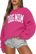 Dog Mom Sweatshirt Women Dog Lover Sweatshirt Funny Graphic Fall Sweatshirts Mom Pullover Tops