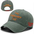 Embroidery Custom Hat for Men,Personalized Vintage Baseball Cap with Your Text Logo,Trucker Hat,Gifts for Men Dad