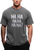 Washed Graphic T-Shirts Men Solid 100% Cotton Big and Tall Crewneck Summer Y2K Breathable Quick Dry Undershirts