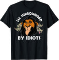 The Lion King Scar I'm Surrounded by Idiots Portrait T-Shirt