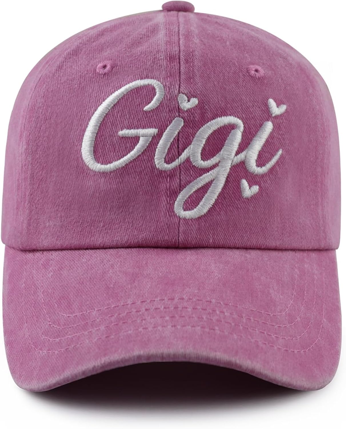 Nana Gigi Mimi Hat for Women, Funny Adjustable Cotton Embroidered Grandma Baseball Cap