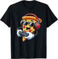 Gamer Pizza Video Gaming Boy Enthusiast Gamer Teen T-Shirt
