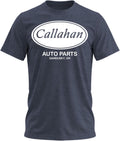 Callahan Auto Parts T-Shirt Funny Vintage Movie T Shirts Retro Classic Heather 80s Movie T Shirts for Men