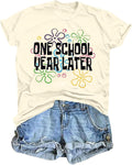 Last Day of School Teacher Shirt Women Schools Out for Summer Teacher Graphic Tee School Teacher Top