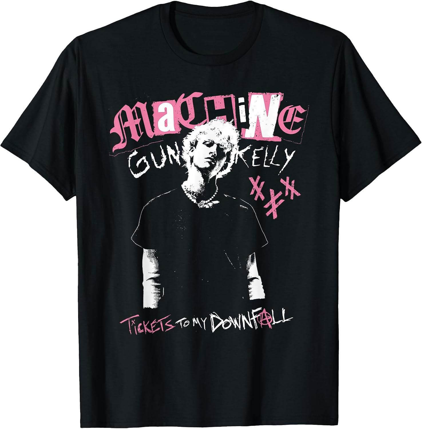 Official Machine Gun Kelly Tickets to My Downfall T-Shirt