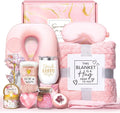 Birthday Gifts for Women Self Care Gifts Get Well Soon Gifts for Women,Relaxing Spa Gifts Basket w/Flannel Blanket Traveling Pillow Care Package christmas Birthday Gifts Idea for Mom Her Wife Friends