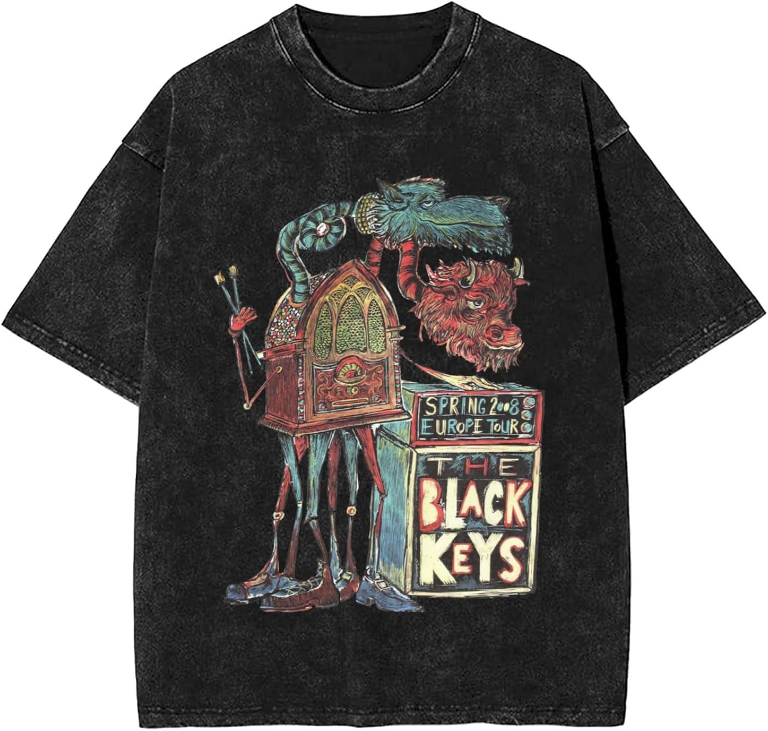 Men's T-Shirt, Full Cotton Tee for Men, Crewneck T-Shirt for Men, Vintage Gift for Men Women