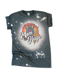 Free Mom Hugs - Bleached Tee 🌈🖤✨