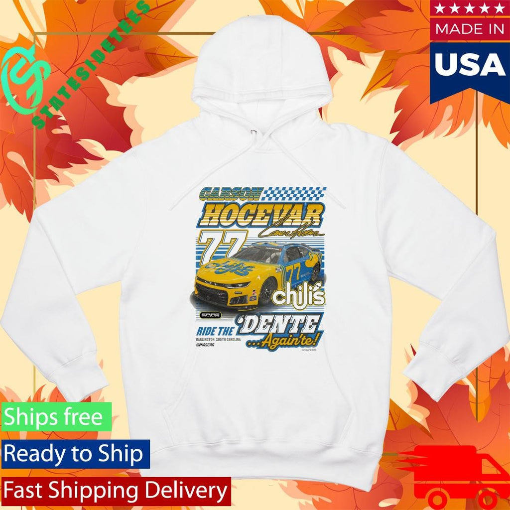 77 Carson Hocevar Chilis Throwback T-Shirt