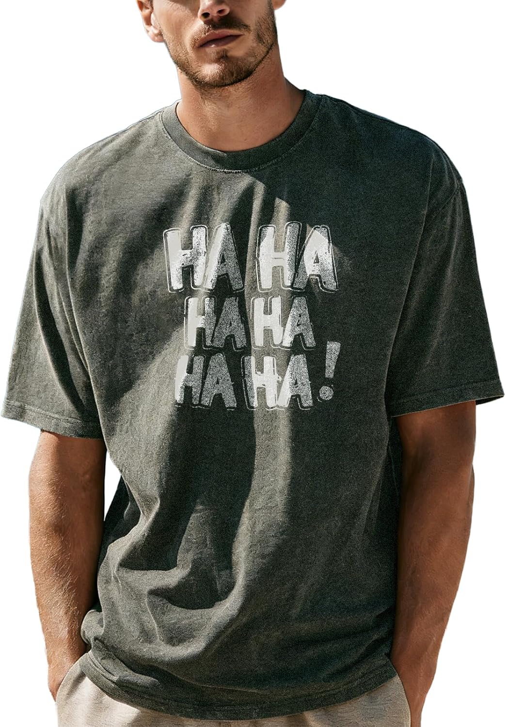 Summer Graphic T-Shirts for Men Cotton Casual Tees Comfy Streetwear Crewneck Short Sleeve Tops