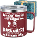 Gifts for Mom from Daughter, Son - Mother’s Day, Birthday, Christmas Ideas Funny Gifts for Mommy, Mama - 14 Oz Coffee Mug (Mom Red)