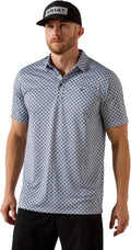 Men's All Over Print Fitted Polo