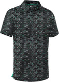 Men's Moisture Wicking Performance Collared Short Sleeve Golf Shirt