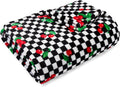 Betsey Johnson - Blanket, Buttery-Soft Throw Blanket for Couch or Bed, Boldly Plush & Oversized Bedding (Cherry Checker Red, 50" x 70")