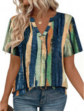 Womens Tops Short Sleeve V Neck Tee Shirts Cute Dressy Casual Clothing Business Work Blouse