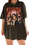 Custom Bootleg Rap Tee, Custom T-Shirts with Picture, Retro Custom Bootleg, Valentine's Gifts for Him Her