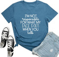 Women I AM NOT Tee Cute Graphic Soft T Shirts