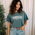 Tennessee Est. Tshirt, Comfort Colors Blue Spruce