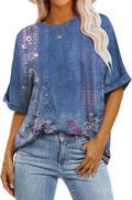 Womens Tops Oversized T Shirts Short Sleeve Crewneck Summer Casual Loose Basic Tee Shirt 2026 Trendy Fashion Clothes