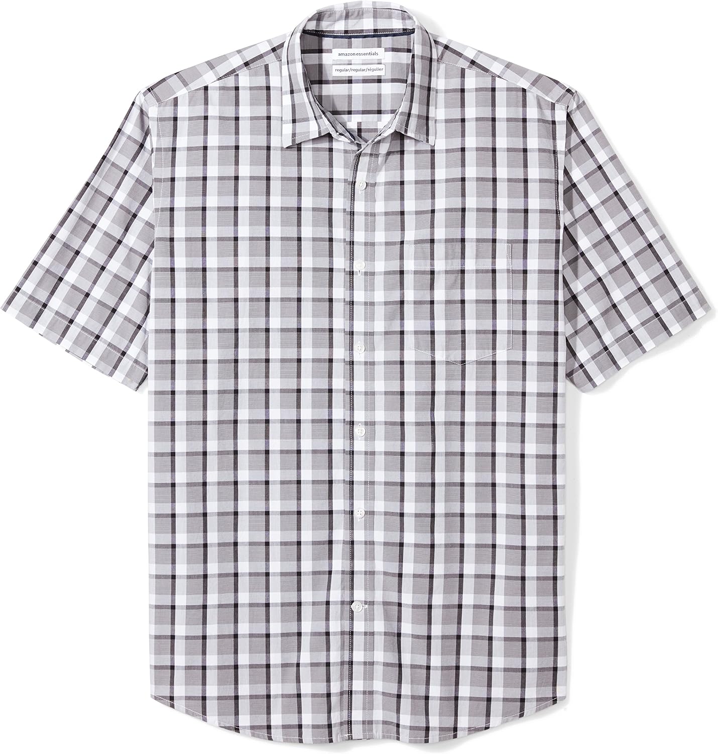Men's Regular-Fit Short-Sleeve Poplin Shirt