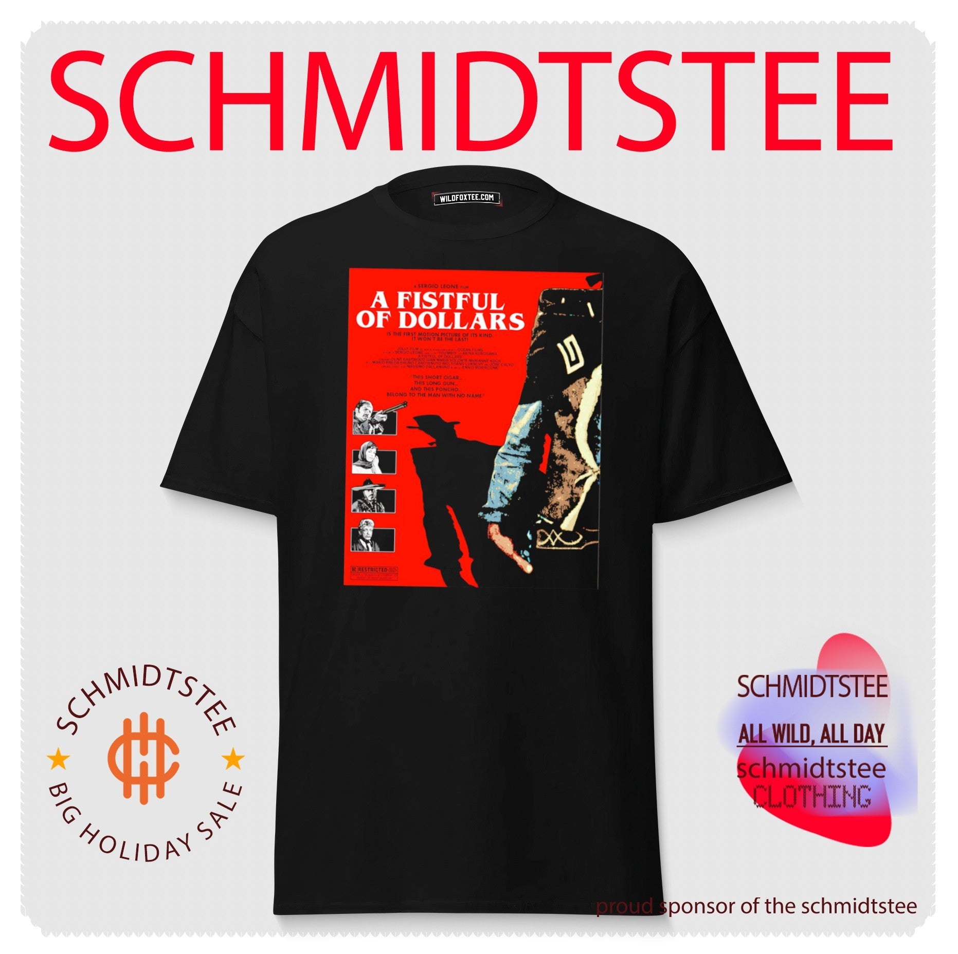 A Fistful of Dollars Clint Eastwood Sergio Leone Movie Poster shirt