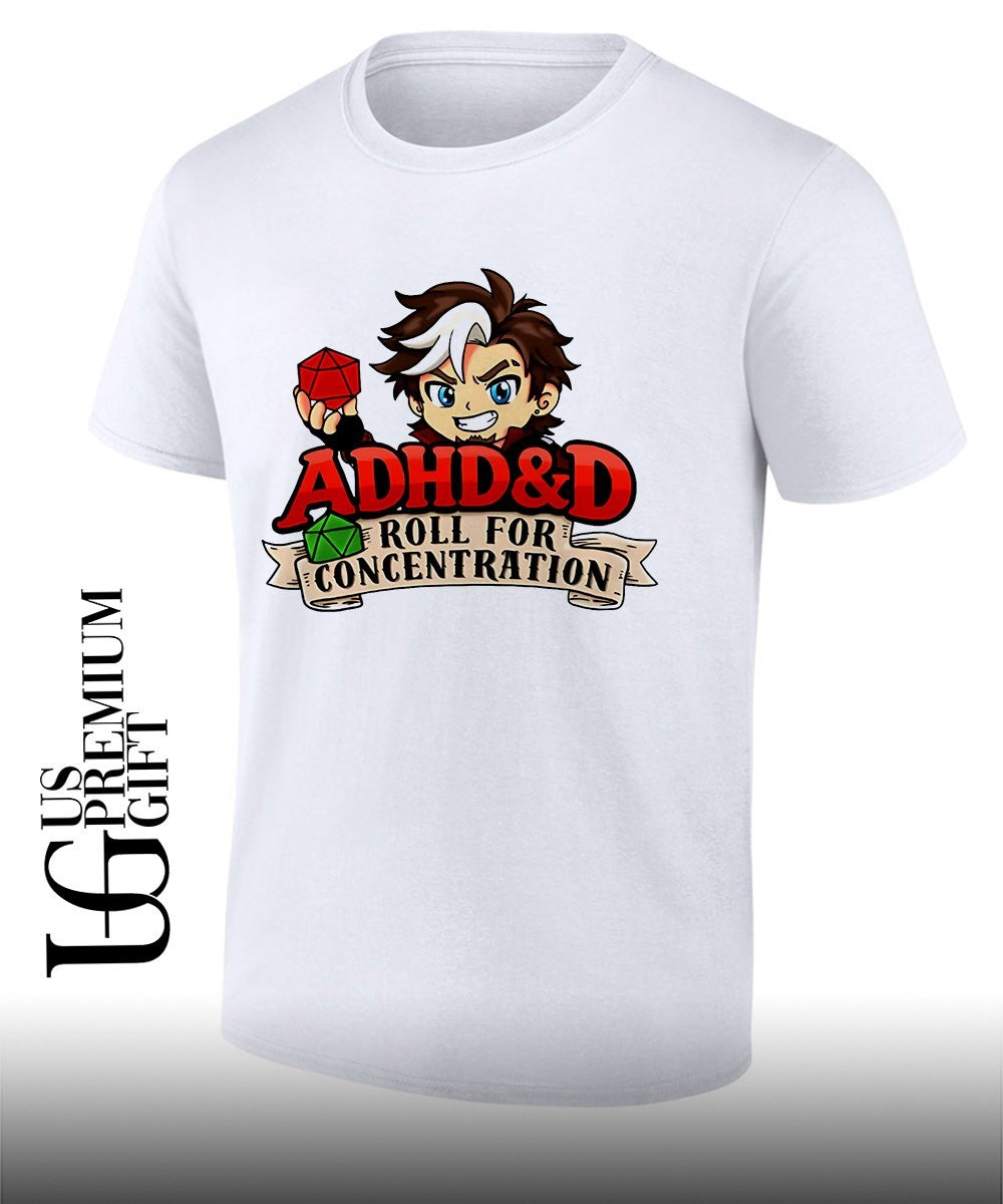 ADHD&D Roll for Concentration shirt