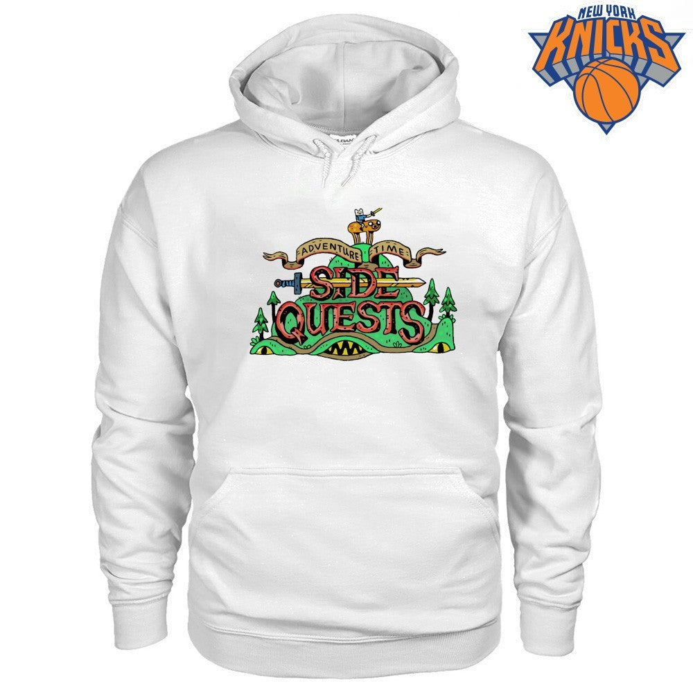 Adventure Time Side Quests Sword Cartoon Shirt