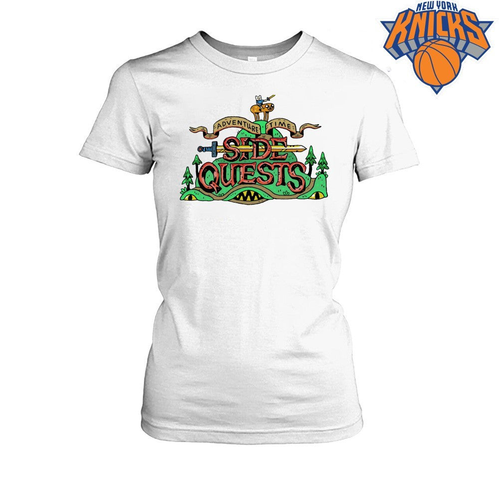 Adventure Time Side Quests Sword Cartoon Shirt