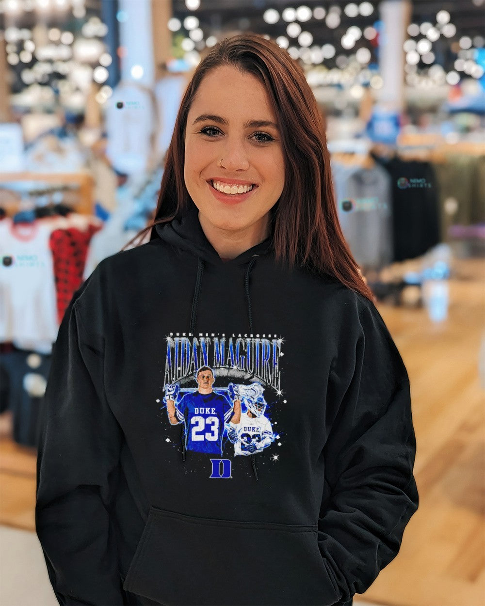 Aidan Maguire Duke Blue Devil men’s lacrosse vintage shirt