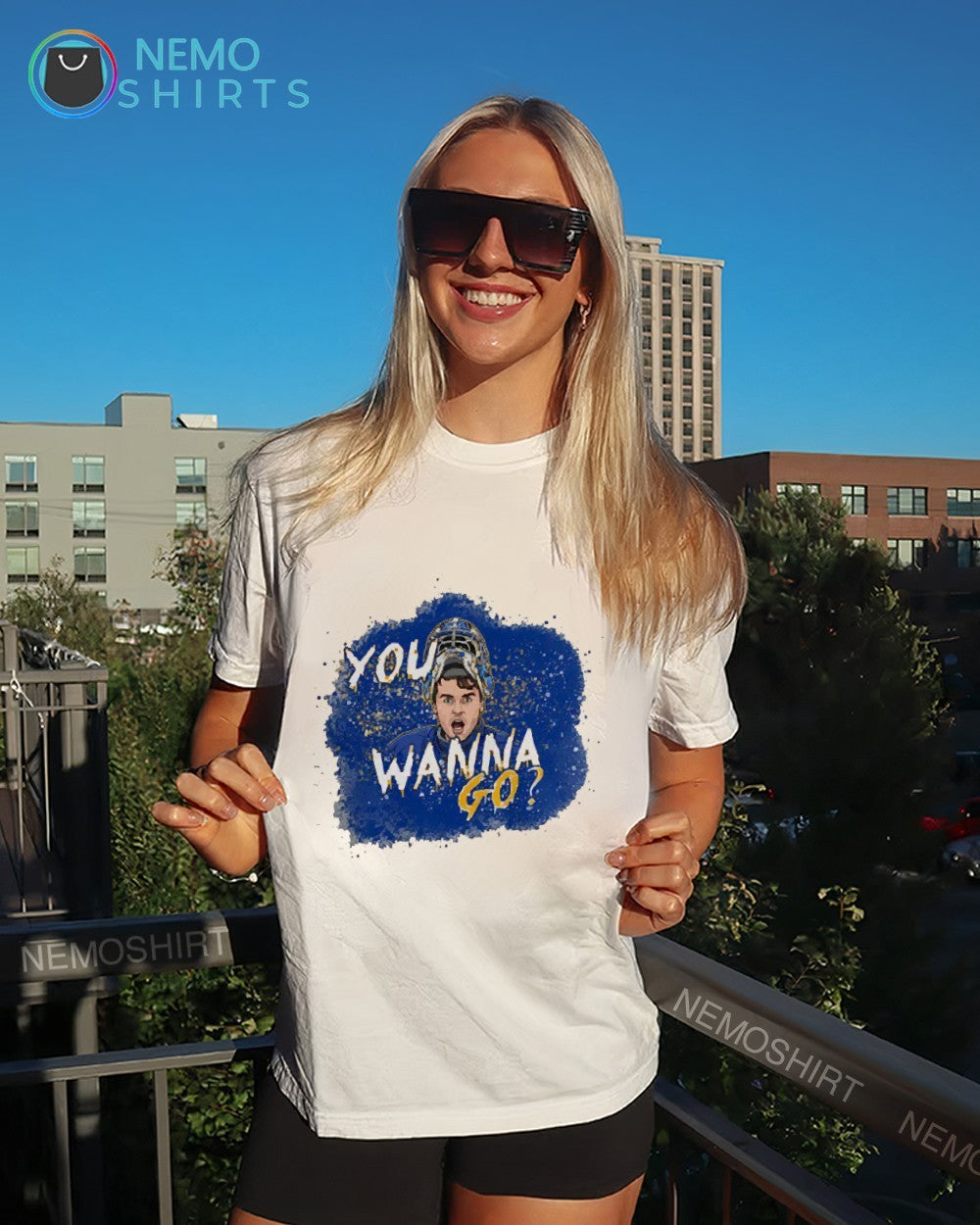 Alex Lyon you wanna go Buffalo Sabres goalies shirt