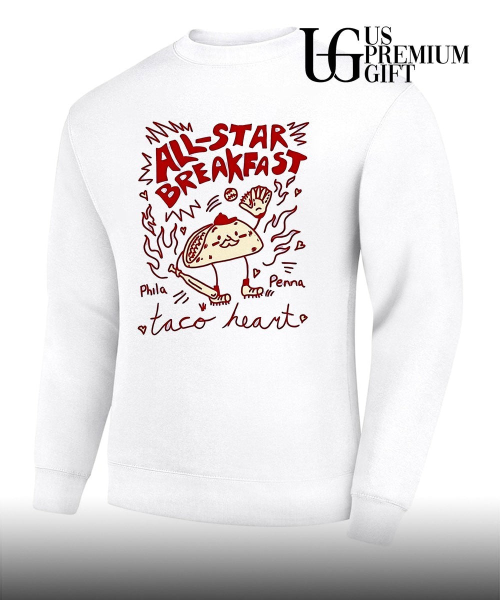 All Star Breakfast Phila Penna Taco heart 2026 MLB All-Star Game shirt