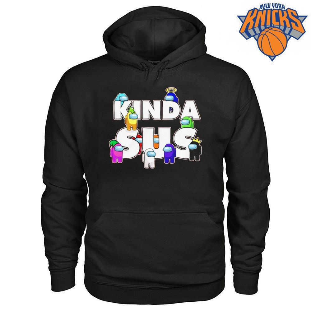 Among Us Kinda Sus Red Yellow Blue Crewmate Character Shirt