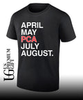 April May PCA July August Chicago Cubs shirt