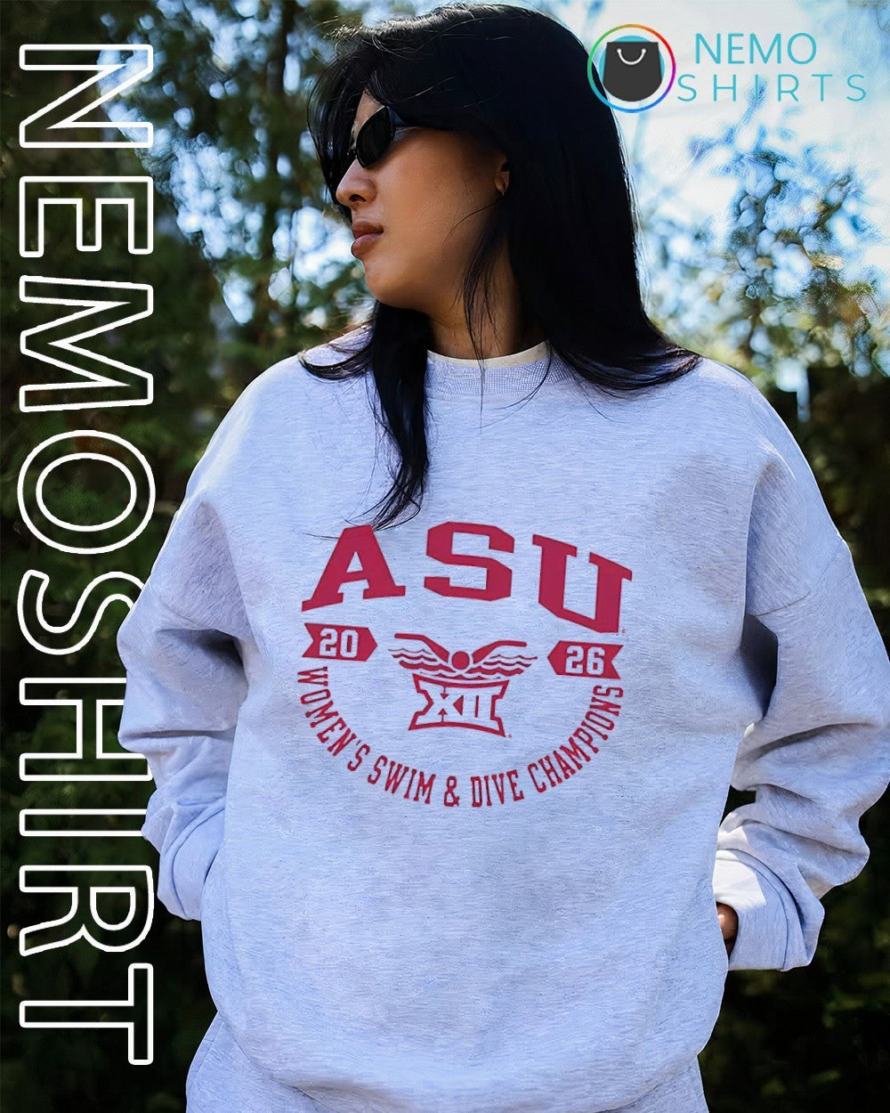 Arizona State Sun Devils women’s swim and dive champions 2026 Big 12 shirt