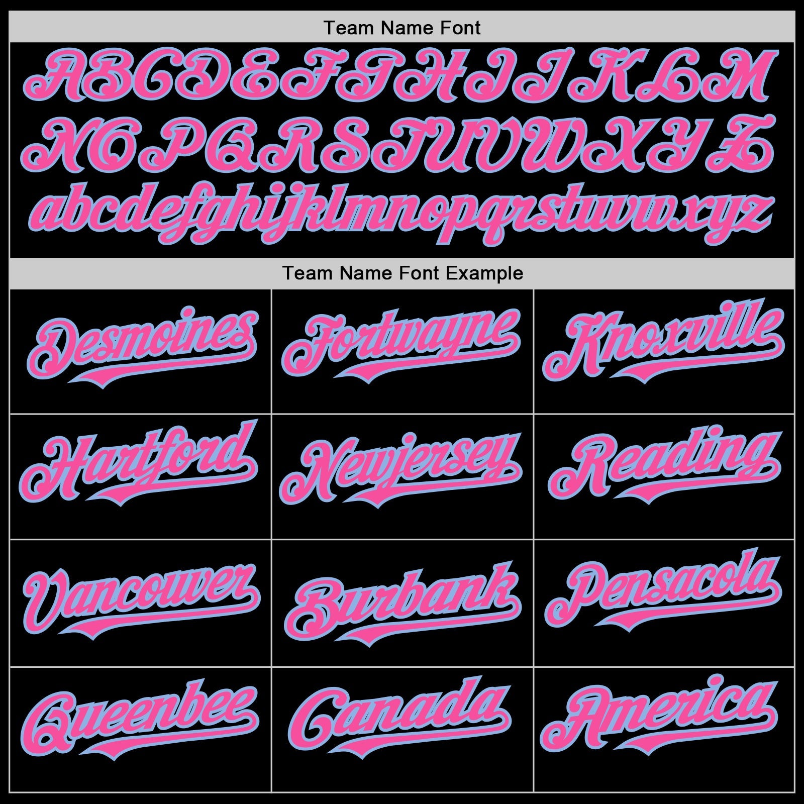 Custom Black Pink-Light Blue 3 Colors Arm Shapes Authentic Baseball Jersey