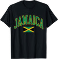 Jamaica Flag Jamaican Graphic T-Shirt