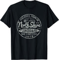 Long Board North Shore Surf Vintage Hawaii Beach T-Shirt
