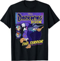 Darkwing Duck Black T-Shirt: Classic Fit, Crew Neck, Adult, Short Sleeve