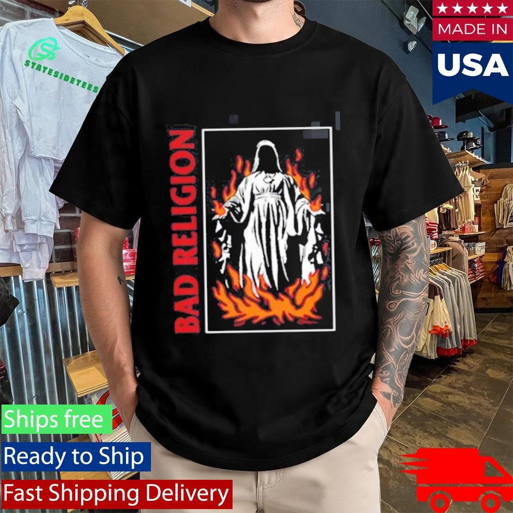 Bad Religion Latin America 2026 Tour Merch Burn T-Shirt