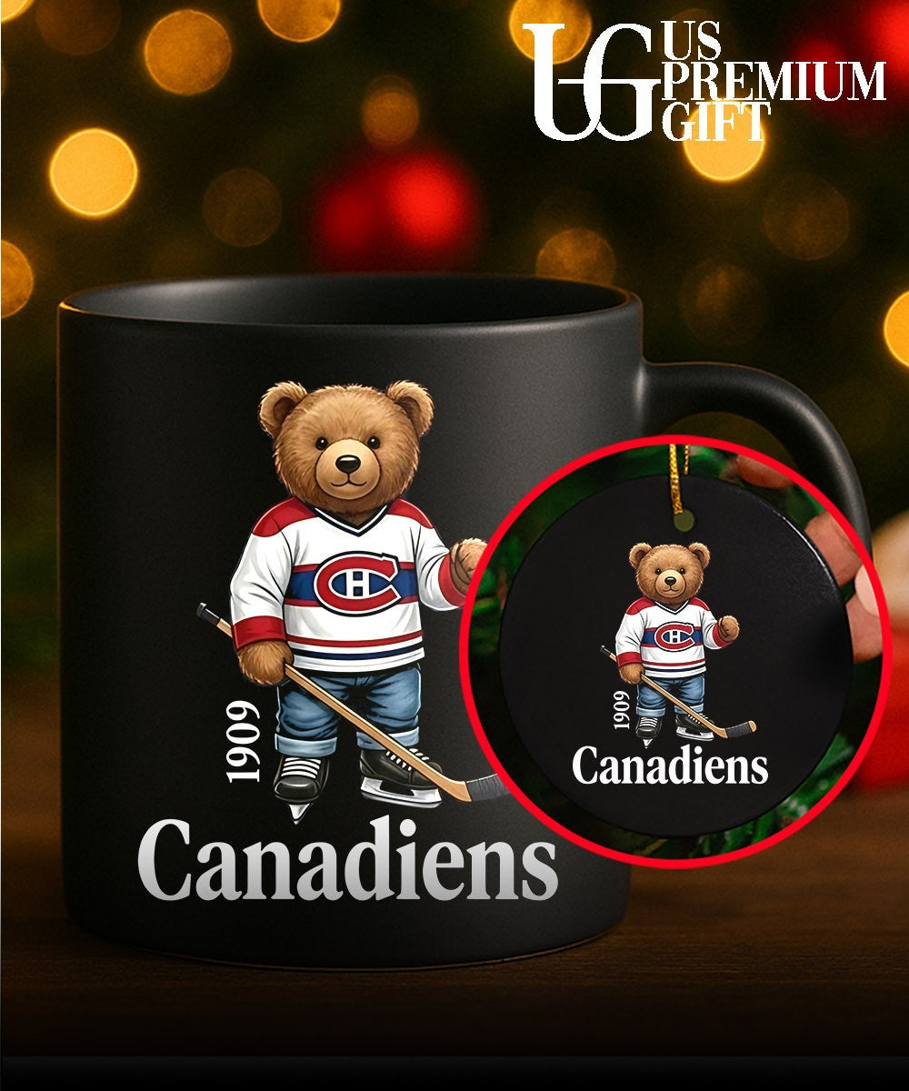 Bear Montreal Canadiens 1909 hockey shirt