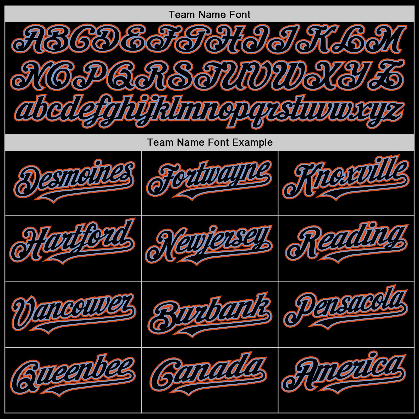 Custom Black Powder Blue-Orange Mesh Authentic Throwback Baseball Jersey