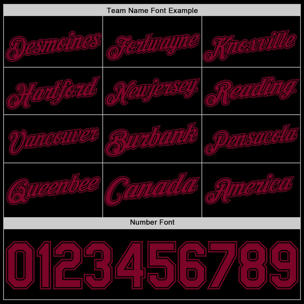 Custom Black Maroon Authentic Basketball Jersey