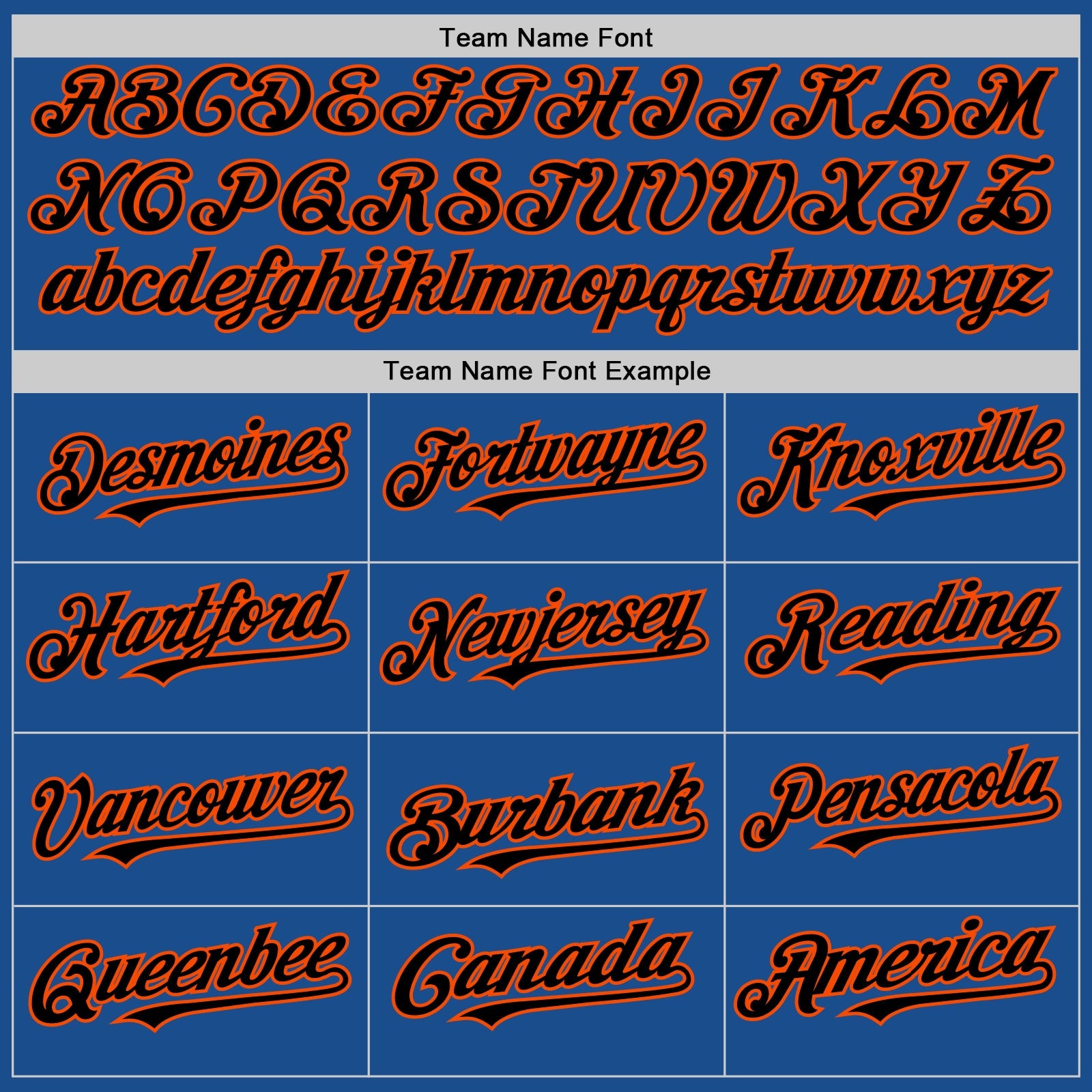 Custom Blue Black-Orange Mesh Authentic Throwback Baseball Jersey